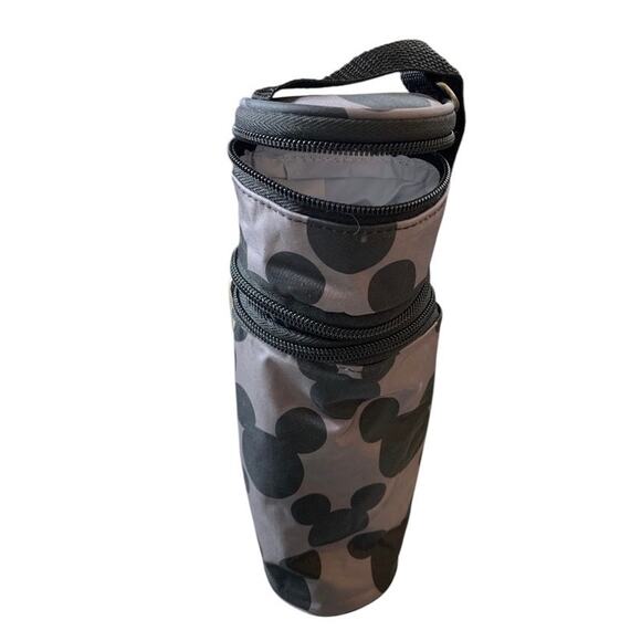 Disney Insulated Baby Bottle Cooler Keeper 3 Compartments Zip Top Carry Strap - Picture 3 of 7